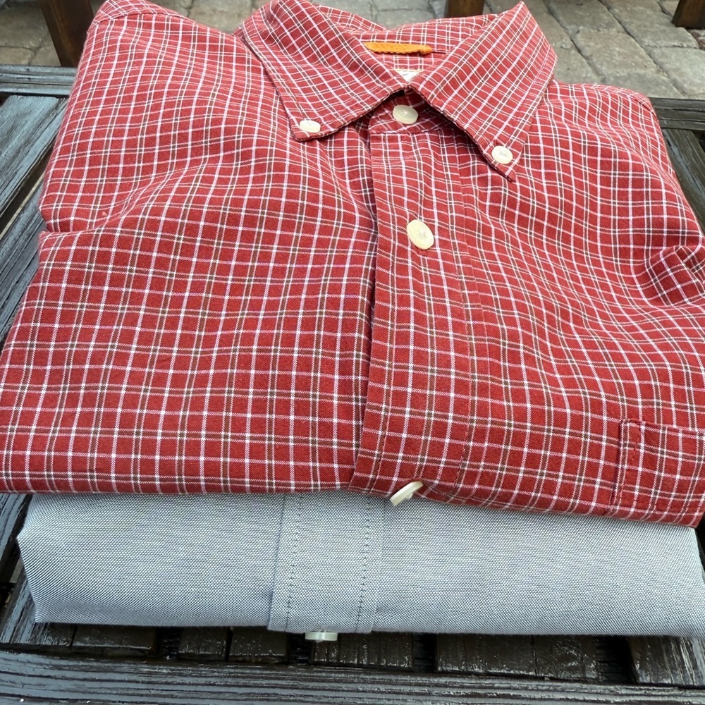 Timberland and Crown Ivory button down shirts EA112 - Picture 2 of 11